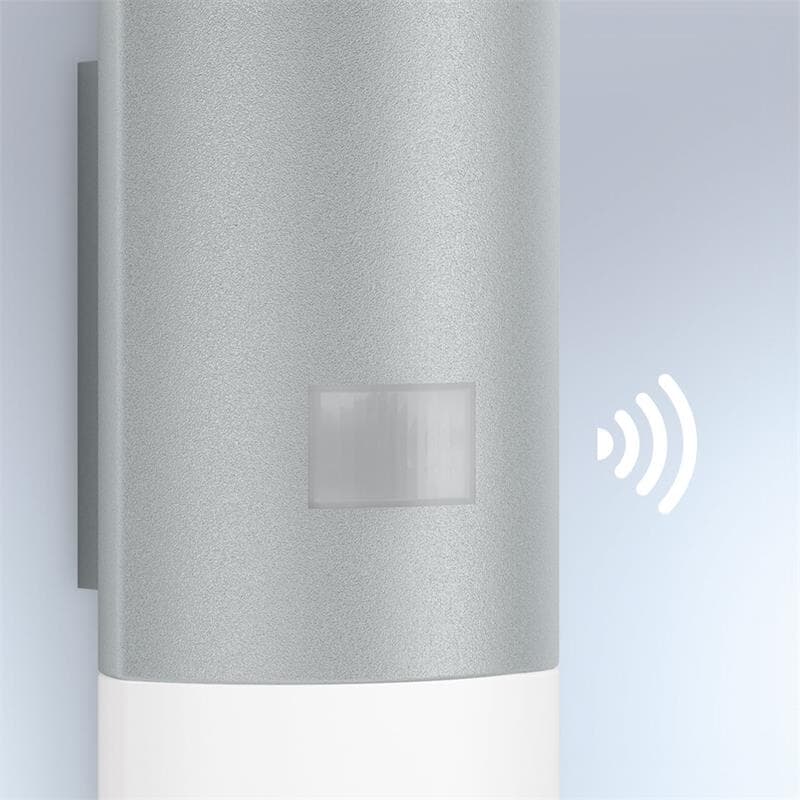 Steinel Sensor-Außenleuchte L 910 LED Silber Bewegungsmelder Wandleuchte Lampe