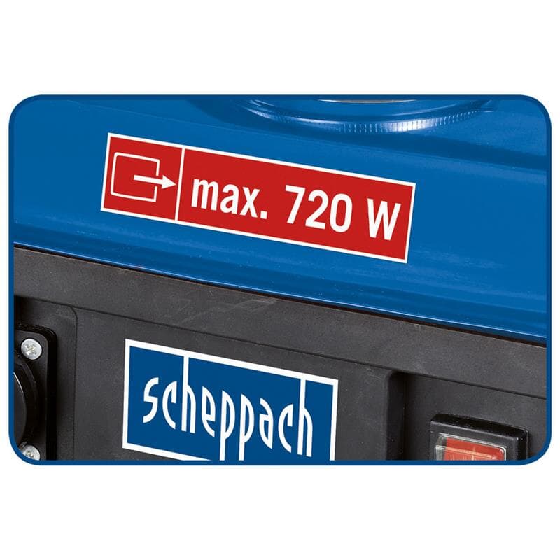 Scheppach Stromgenerator SG950 1,6PS 720W 230V Schuko Anschluss Lefeld  Werkzeug