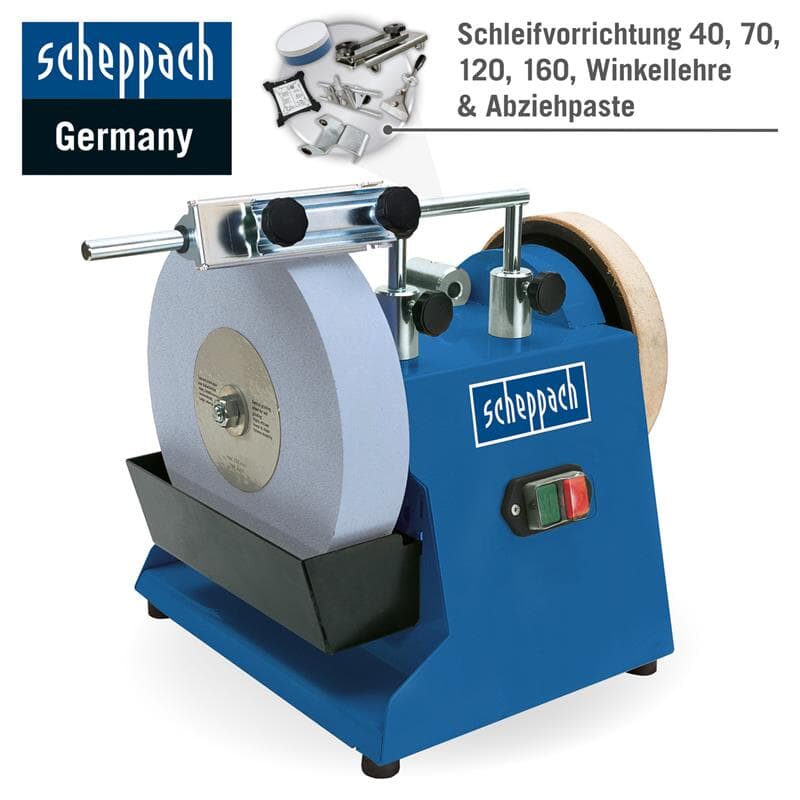 Scheppach Nass-Schleifsystem Tiger 2500 Nassschleifmaschine 250mm + Set  Lefeld Werkzeug