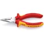 KNIPEX 08 26 145 Spitz-Kombizange verchromt, 2-K, VDE, 145 mm