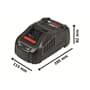 Bosch Ersatzakku GBA 18V 5,5 Ah ProCore 18V Professional 2er Set + Ladegerät GAL 1880 CV