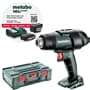 Metabo Akku Heißluftgebläse HG 18 LTX 500, 18V + metaBOX 145 L, Solo Version