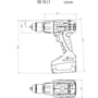 Metabo Akku-Schlagbohrschrauber SB 18 LT 18V+Zubehör/Metabox ohne Akku/Ladegerät