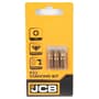 JCB Diamant Bits PZ2 x 25 Set mit 3 Stück Schrauberbits 1/4" diamantbeschichtet