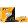 JCB 18V Akku USB Adapter Powerbank mit integrierter LED Lampe