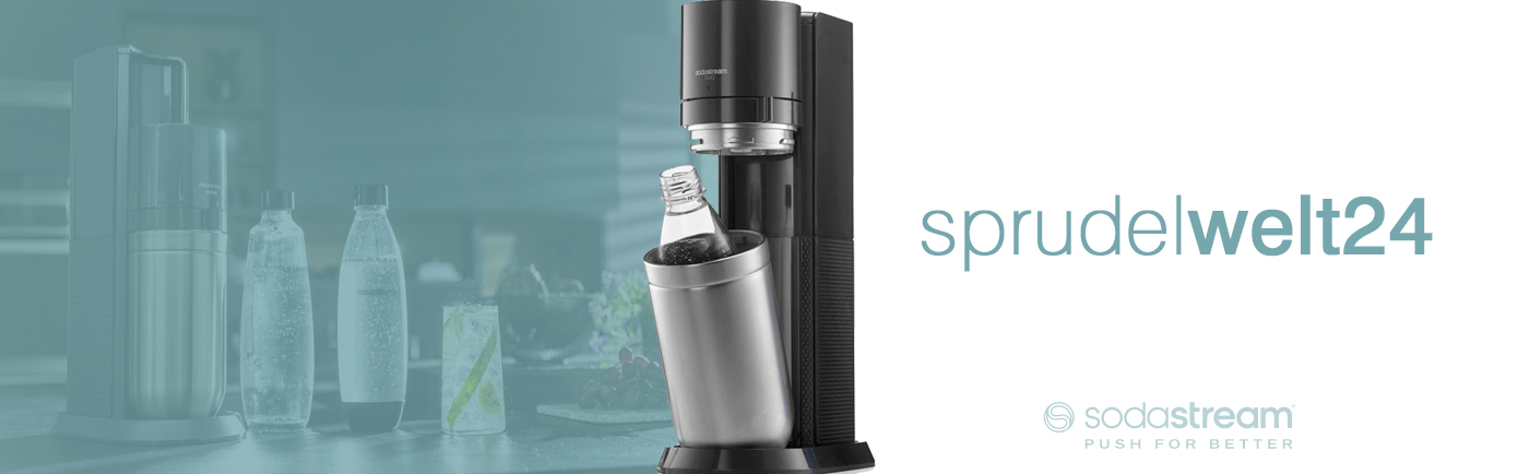 SodaStream Wassersprudler DUO - Umsteiger Angebot ohne C02-Cylinder Banner