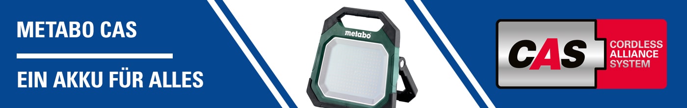Das Metabo CAS LED Sortiment