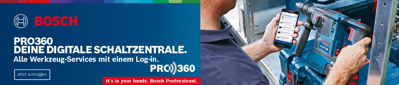 Die Pro360 App von Bosch
