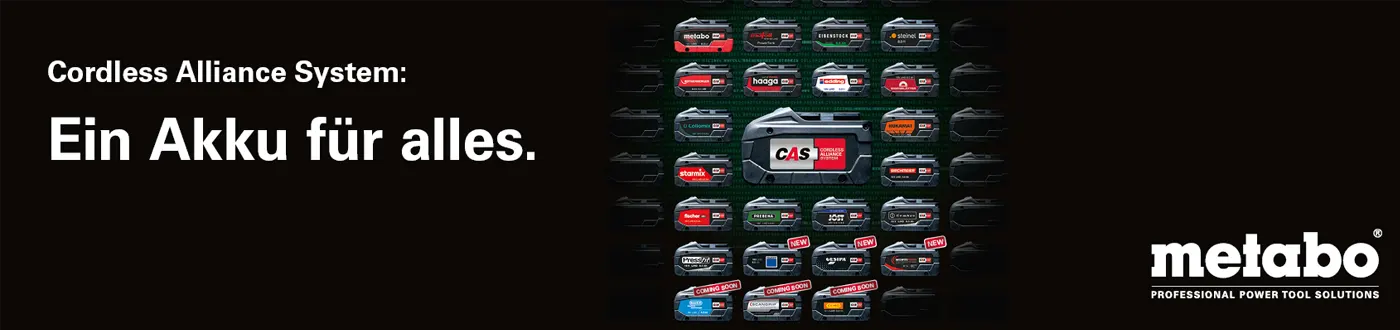 Metabo - CAS - Cordless Alliance System