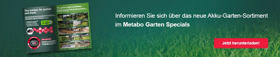 Metabo Specials Garten 2022